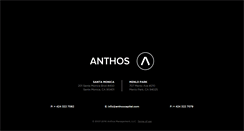 Desktop Screenshot of anthoscapital.com